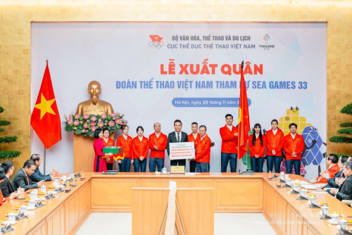 Herbalife Việt Nam đồng hành cùng Ủy ban Olympic Việt Nam tổ chức Lễ Xuất Quân của Đoàn Thể Thao Việt Nam tham dự SEA Games 33