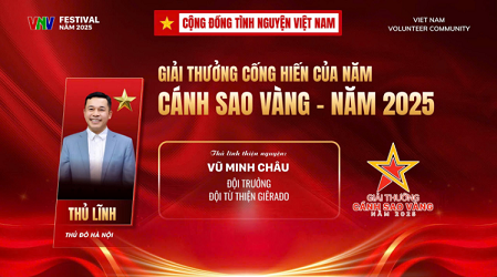 VŨ MINH CHÂU - DẤU ẤN CỦA MỘT THỦ LĨNH THIỆN NGUYỆN TRONG TOP 10 CÁNH SAO VÀNG MÙA 8