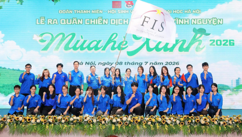 Chiến dịch Mùa Hè Xanh 2026 “Vân Hạ”: Nhìn lại khoảnh khắc tuổi trẻ FIS lan tỏa yêu thương tại xã Tân Mỹ