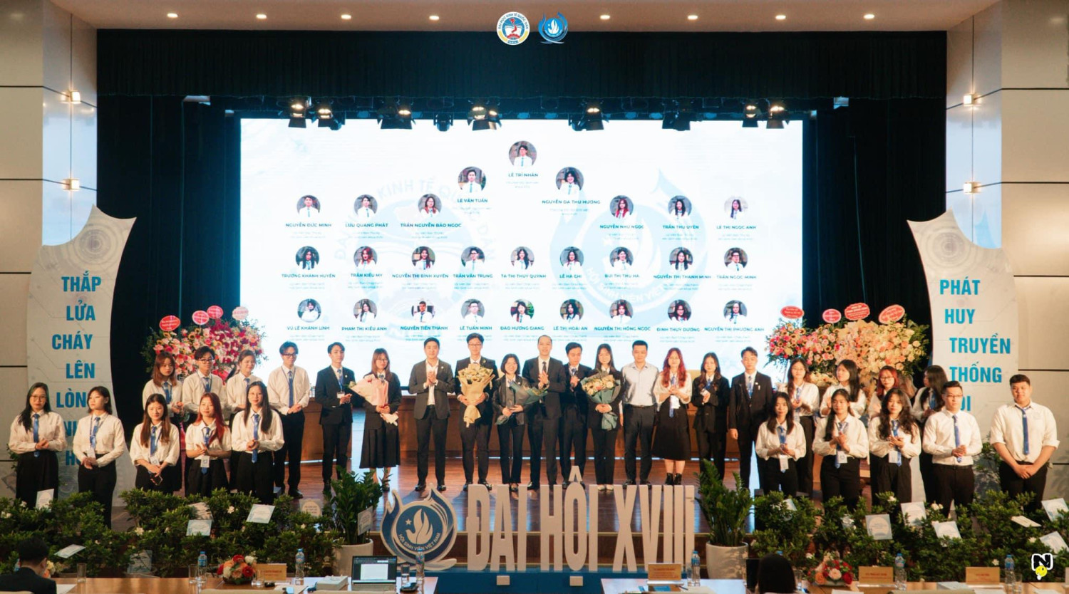Đại hội Đại biểu Hội Sinh viên Đại học Kinh tế Quốc dân: Hành trình tri ân và tiếp bước