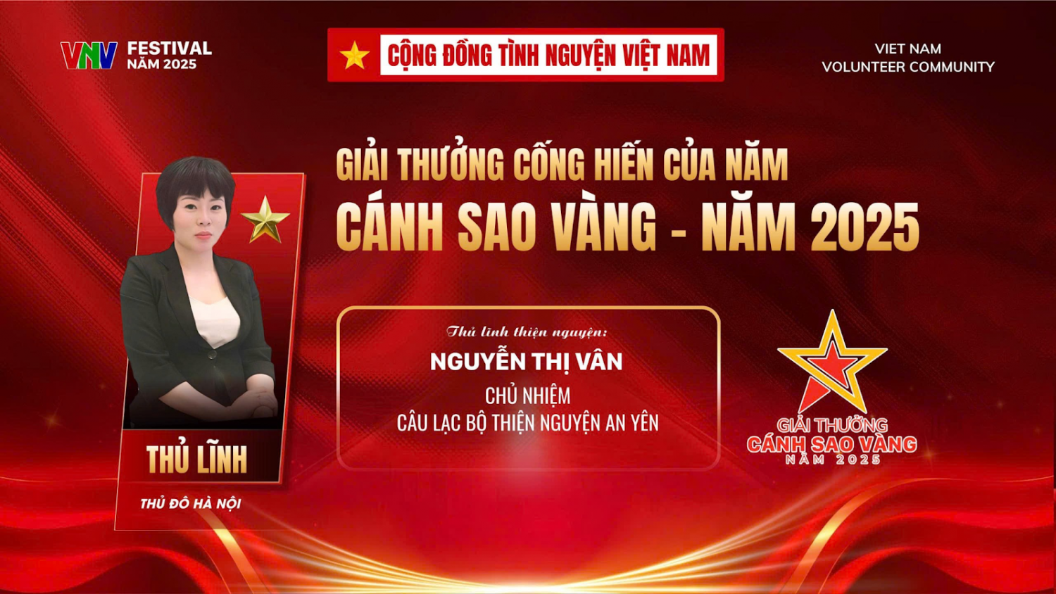 Hình ảnh 1: Chị Nguyễn Thị Vân - Chủ nhiệm Câu lạc bộ Thiện nguyện An Yên
