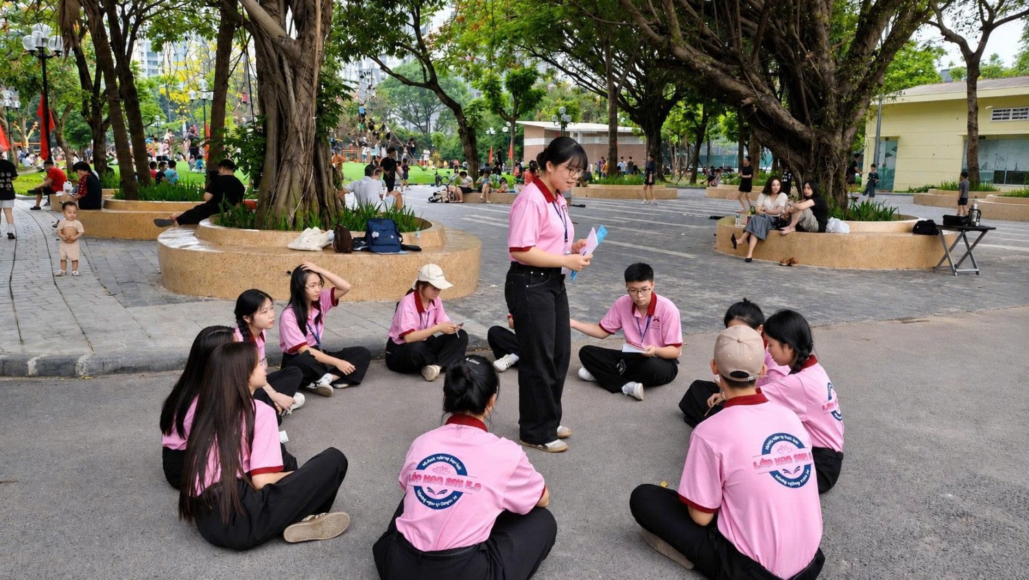 Buổi tuyên truyền vận động hiến máu của các bạn Học viên lớp Thủ lĩnh Hoa sen