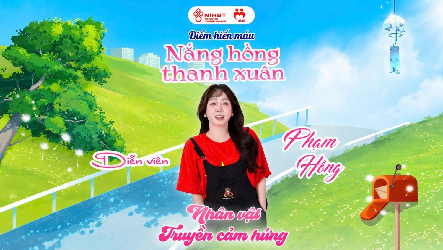 Diễn viên Phạm Hồng - Nhân vật truyền cảm hứng đồng hành cùng Điểm hiến máu